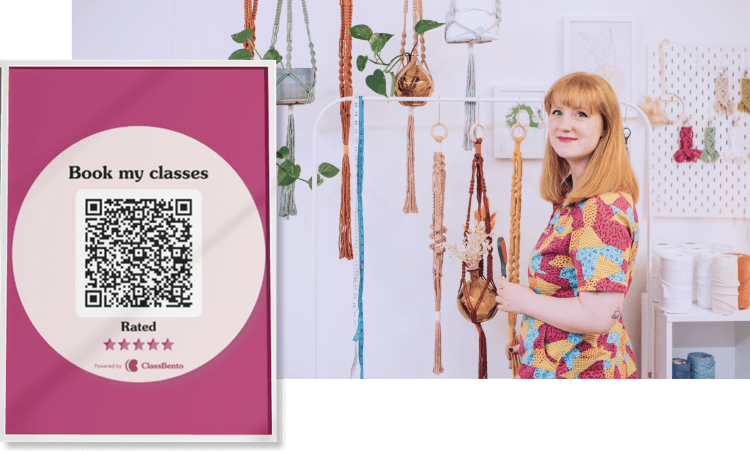 QR code prints for capturing in-person workshop bookings