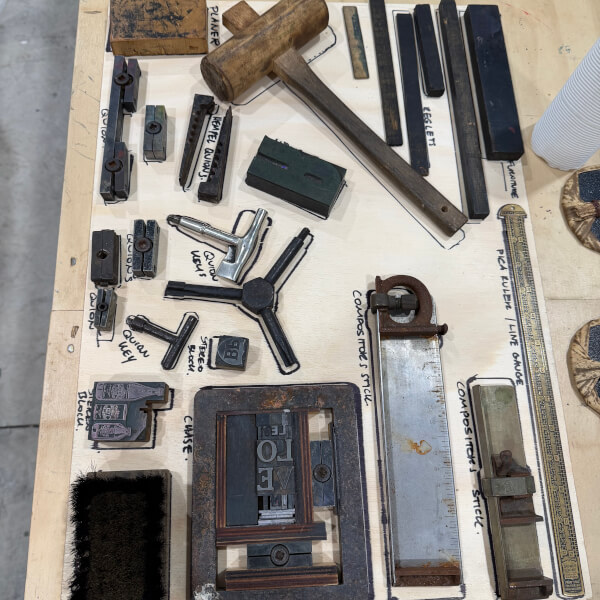 Letterpress Workshop: Ink and Drink review by Lena Tisdall - Brisbane