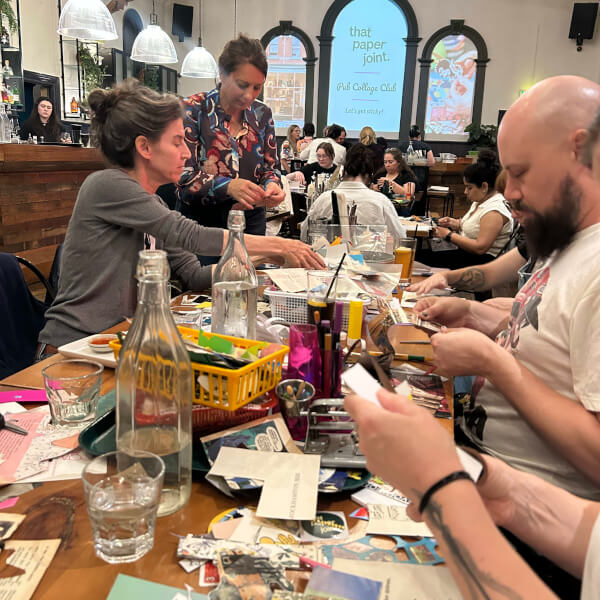 Pub Collage Club: A Creative and Collaborative Experience review by Marion Piper - Melbourne