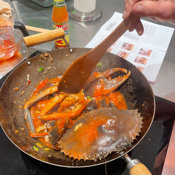 Singapore Chilli Crab Cooking Class review by Jodie Drinnan - Sydney