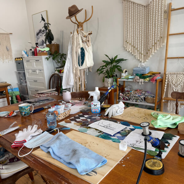 Stained Glass Suncatcher Making Class review by Anna Goldfeder - Sydney